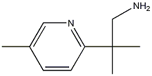 2-Methyl-2-(5-methylpyridin-2-yl)propan-1-amine Struktur