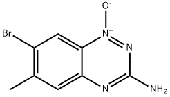 3-AMINO-7-BROMO-6-METHYLBENZO[E][1,2,4]TRIAZINE 1-OXIDE Struktur