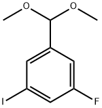 3-FLUORO-5-IODOBENZALDEHYDE DIMETHYL ACETAL Struktur