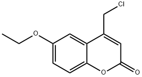 4-(chloromethyl)-6-ethoxy-2H-chromen-2-one Struktur