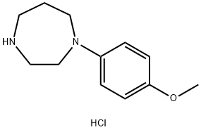 1-(4-Methoxyphenyl)homopiperazine monohydrochloride, 98% Struktur