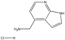 (1H-pyrrolo[2,3-b]pyridin-4-yl)methanamine hydrochloride Struktur