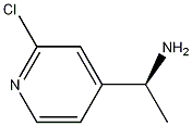 (S)-2-クロロ-4-(1-アミノ)エチルピリジン 化學(xué)構(gòu)造式