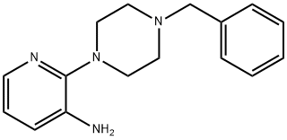 2-(4-benzylpiperazin-1-yl)pyridin-3-amine Struktur