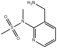 N-(3-(aminomethyl)pyridin-2-yl)-N-methylmethanesulfonamide Struktur