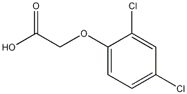 2,4-Dichlorophenoxyacetic acid Struktur