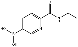 6-(Ethylcarbamoyl)pyridin-3-ylboronic acid Struktur