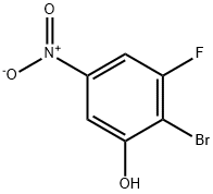 2-bromo-3-fluoro-5-nitrophenol Struktur