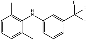 2,6-dimethyl-N-(3-(trifluoromethyl)phenyl)aniline Struktur