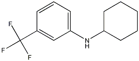 N-cyclohexyl-3-(trifluoromethyl)aniline Struktur