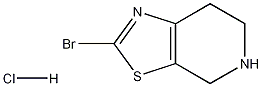 2-Bromo-4,5,6,7-tetrahydrothiazolo[5,4-c]pyridine hydrochloride Struktur