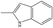 2-Methyl-1H-indole Struktur