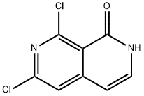 6,8-dichloro-2,7-naphthyridin-1-ol Struktur