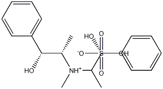 Bis((R-(R*,S*))-beta-hydroxy-alpha-methylphenethyl)methylammonium sulphate Struktur