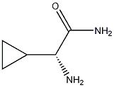 (R)-2-amino-2-cyclopropylacetamide Struktur