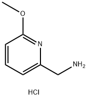 (6-METHOXYPYRIDIN-2-YL)METHANAMINE HYDROCHLORIDE Struktur