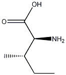 2-Amino-3-methylpentanoic acid, (S-(R*,R*))- Struktur