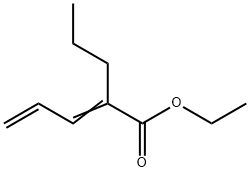 (E/Z)-2-Propyl-2,4-pentadienoic Acid Ethyl Ester Struktur