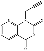 1-(prop-2-ynyl)-1H-pyrido[2,3-d][1,3]oxazine-2,4-dione Struktur