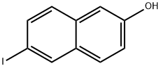 2-Hydrocy-6-iodonaphthalene Struktur