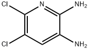 2,3-Diamino-5,6-dichloropyridine Struktur