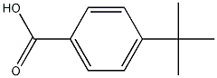 4-tert-Butylbenzoic acid Struktur