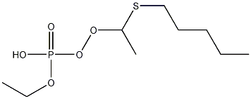 1-[(amylthio)-ethoxy-phosphoryl]oxyethane Struktur