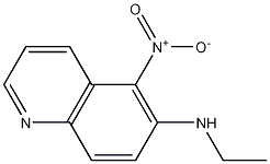 6-Ethylamino-5-nitroquinoline Struktur