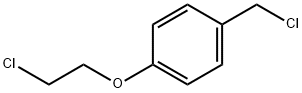 4-(2-chloroethoxy)benzyl chloroide Struktur