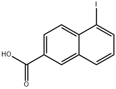 5-Iodonaphthalene-2-carboxylic acid Struktur