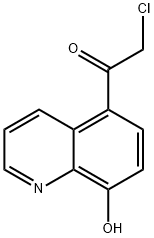 2-chloro-1-(8-hydroxyquinolin-5-yl)ethanone Struktur