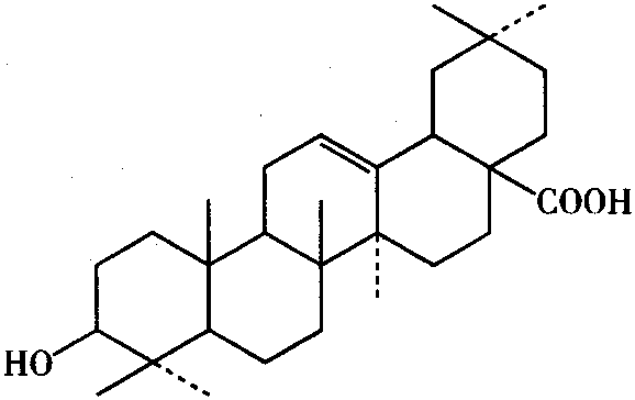 齊墩果酸結(jié)構(gòu)式