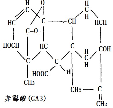 赤霉酸(GA3) 結(jié)構(gòu)式