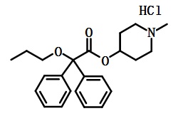 鹽酸丙哌維林結(jié)構(gòu)式