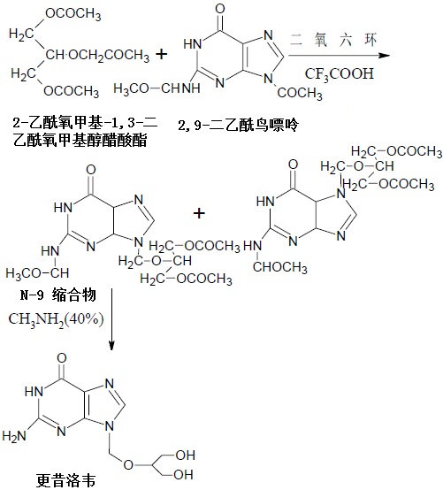 更昔洛韋的合成路線