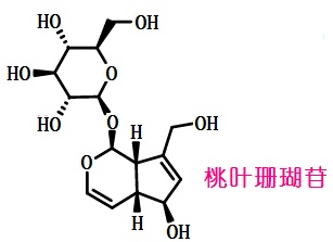 桃葉珊瑚苷結(jié)構(gòu)式