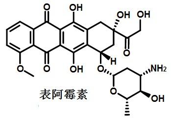 表阿霉素的結(jié)構(gòu)式