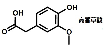 高香草酸的結(jié)構(gòu)式