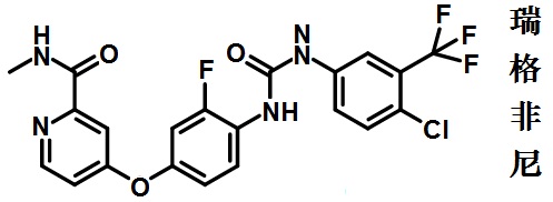 瑞格非尼的結(jié)構(gòu)式