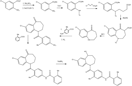 Synthesis of Tolvaptan