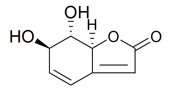 格列風(fēng)內(nèi)酯分子結(jié)構(gòu)式