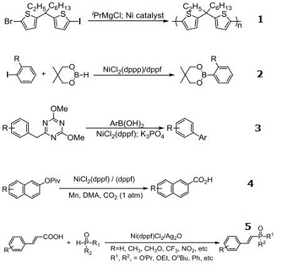 Bis(1,5-cyclooctadiene)nickel(0) Reaction 1