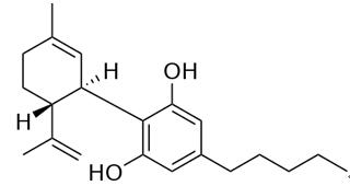 structure of Cannabidiol