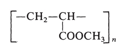 Poly(methyl acrylate) structure