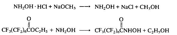 Preparation of Perfluorooctanohydroxamic Acid-1