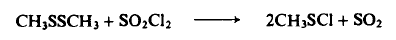 Preparation of Methanesulfenyl Chloride