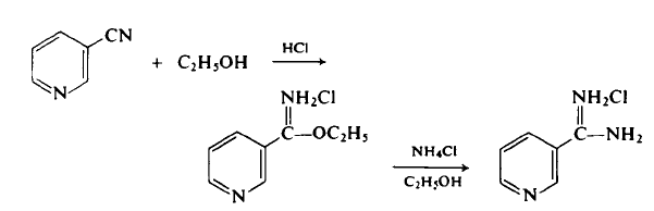 Preparation of 3-Amidinopyridine