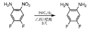 4,5-二氟苯-1,2-二胺的合成路線