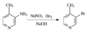 4-甲基-3-溴吡啶的合成路線