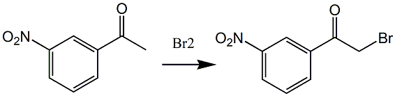 1-[3-(乙酰氧基)苯基]-2-溴乙酮的合成路線